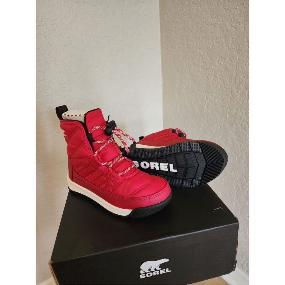 SOREL Whitney II Short Waterproof Insulated Boot,‎ Toddler Size 12, Red, NWT